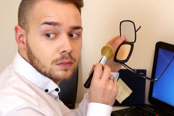 Jake Jamie Ward Transforms Chris’s Complexion Forever with his Makeup For Men Tutorials